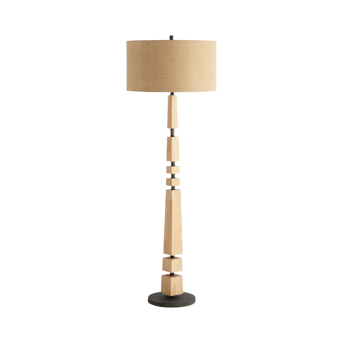 Adonis Floor Lamp - Tan-Cyan Design-CYAN-11454-Floor Lamps-1-France and Son