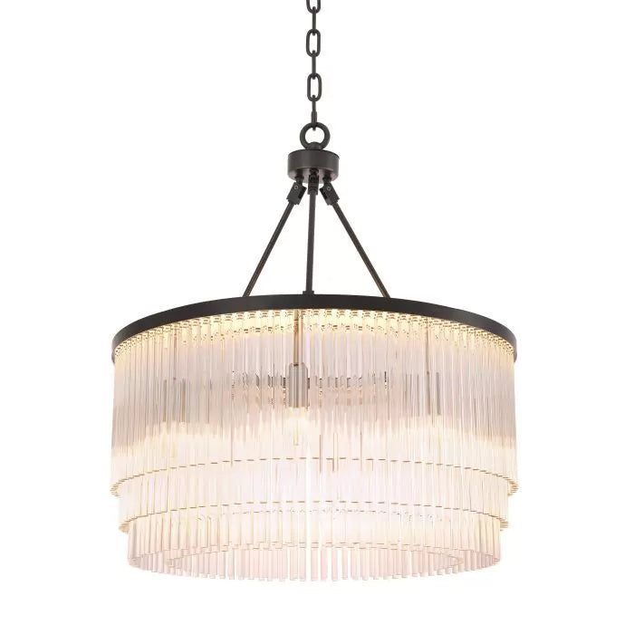 Chandelier Hector Small-Eichholtz-EICHHOLTZ-114719UL-ChandeliersBronze Highlight Finish-3-France and Son