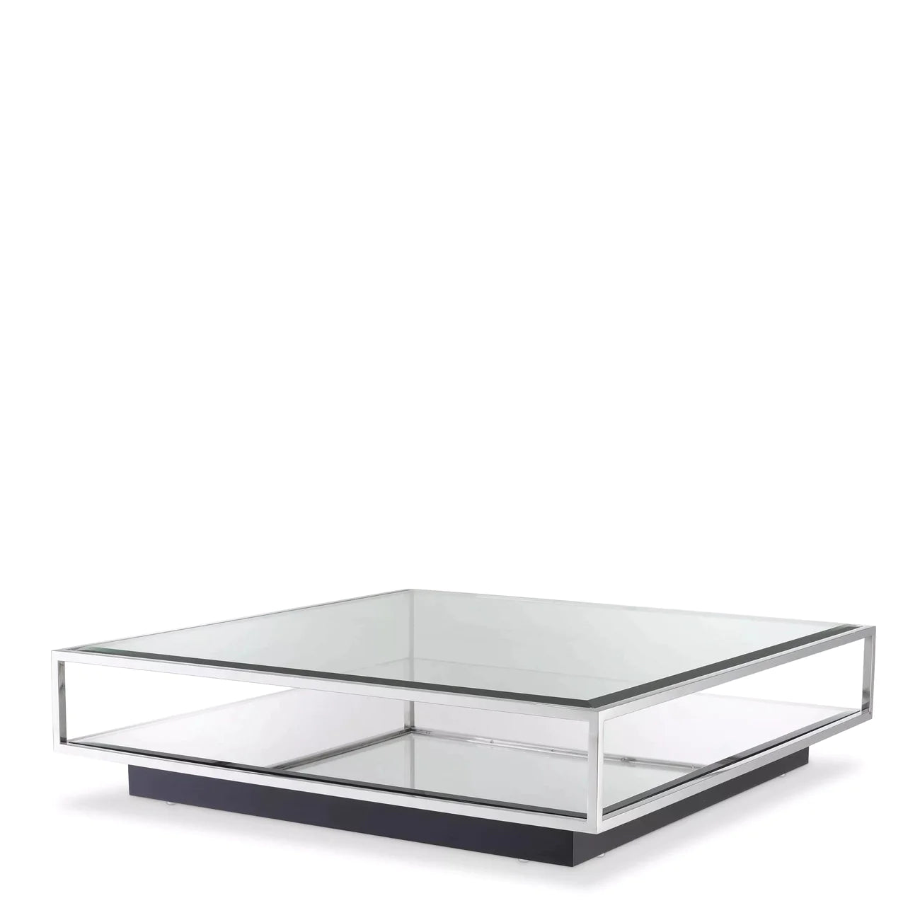 Coffee Table Tortona L-Eichholtz-EICHHOLTZ-114770-Coffee TablesSilver-1-France and Son