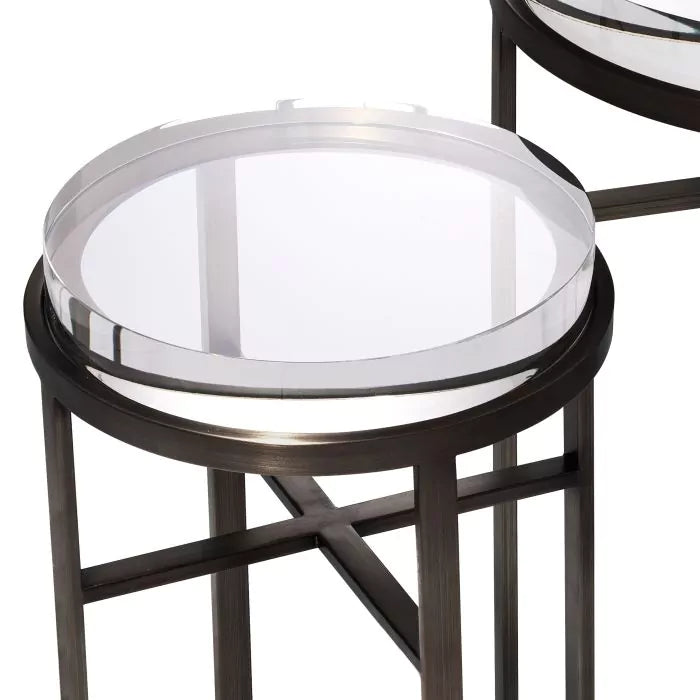 Side Table Hoxton Set Of 2-Eichholtz-EICHHOLTZ-114911-Side TablesBlack-3-France and Son