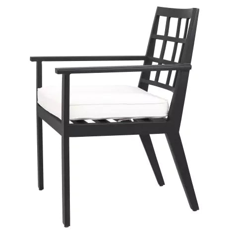 Dining Chair Cap-Ferrat outdoor black-Eichholtz-EICHHOLTZ-115024-Dining Chairs-4-France and Son