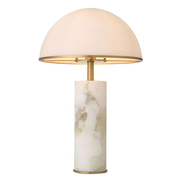 Table Lamp Vaneta antique brass finish alabaster-Eichholtz-EICHHOLTZ-115044UL-Table Lamps-1-France and Son