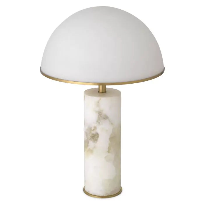 Table Lamp Vaneta antique brass finish alabaster-Eichholtz-EICHHOLTZ-115044UL-Table Lamps-2-France and Son