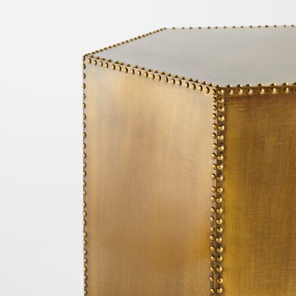 Korio Accent Table - Brass-Cyan Design-CYAN-11509-Side Tables-4-France and Son