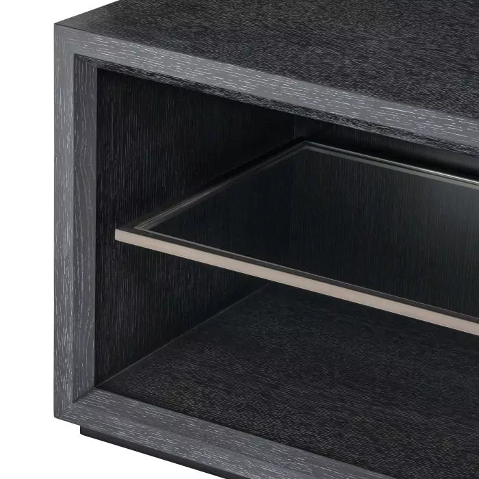 TV Cabinet Hennessey S charcoal grey oak veneer-Eichholtz-EICHHOLTZ-115111-Media Storage / TV Stands-3-France and Son