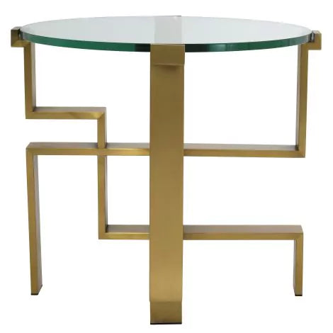 Side Table Chuck brushed brass finish-Eichholtz-EICHHOLTZ-115120-Side Tables-3-France and Son