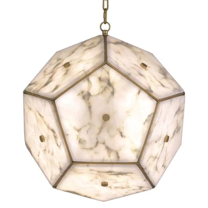 Lantern Gallo antique brass finish-Eichholtz-EICHHOLTZ-115147UL-Pendants-3-France and Son