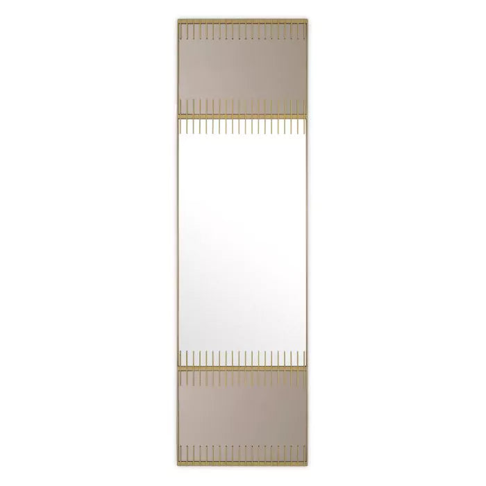 Mirror Presidio Brushed Brass Finish-Eichholtz-EICHHOLTZ-115192-Mirrors-1-France and Son