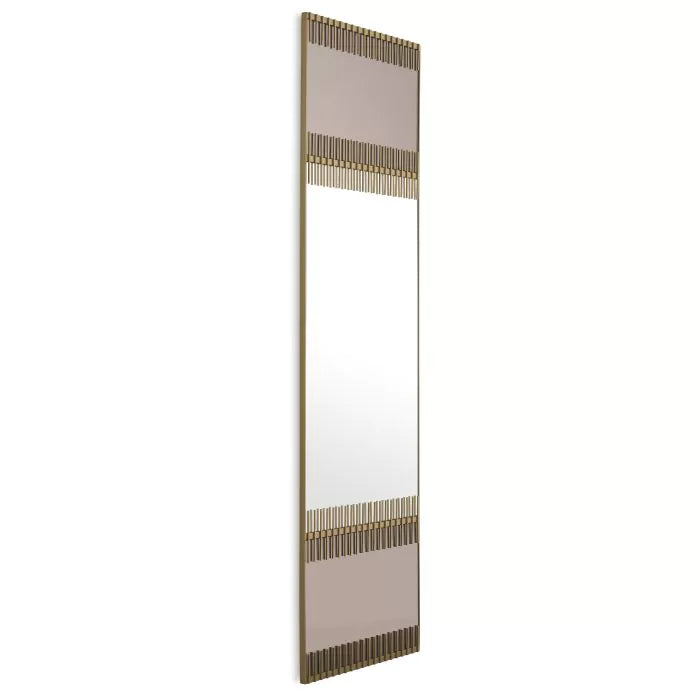 Mirror Presidio Brushed Brass Finish-Eichholtz-EICHHOLTZ-115192-Mirrors-2-France and Son