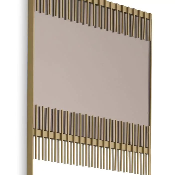 Mirror Presidio Brushed Brass Finish-Eichholtz-EICHHOLTZ-115192-Mirrors-3-France and Son