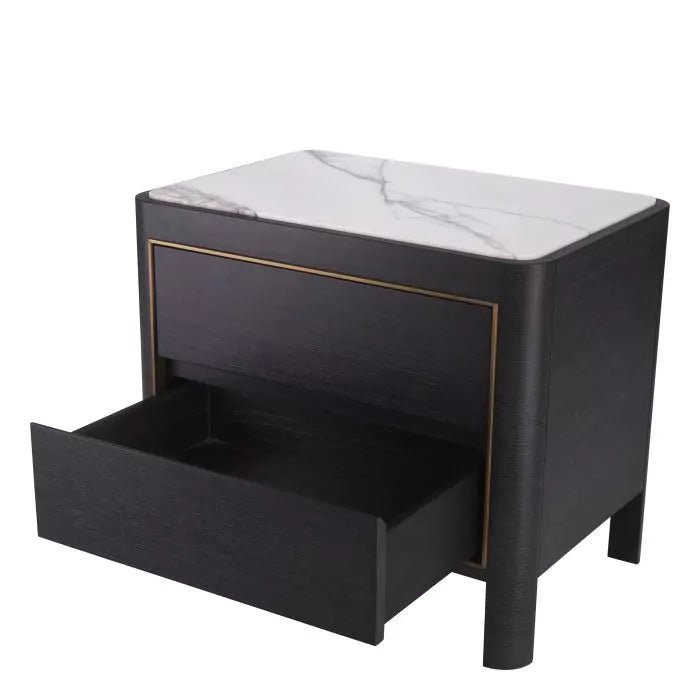 Bedside Table Corazon charcoal grey oak veneer-Eichholtz-EICHHOLTZ-115193-Nightstands-2-France and Son