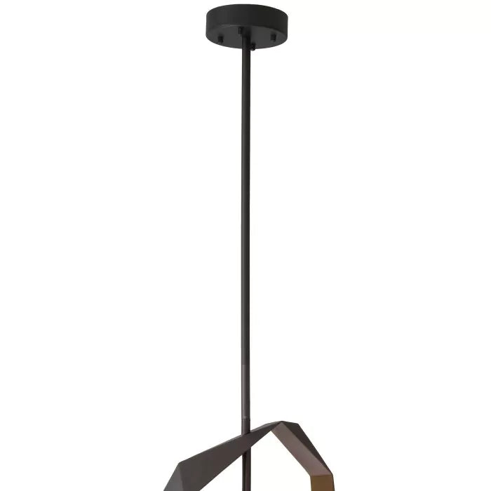 Chandelier Santos gunmetal finish incl alabaster-Eichholtz-EICHHOLTZ-115371UL-Chandeliers-4-France and Son