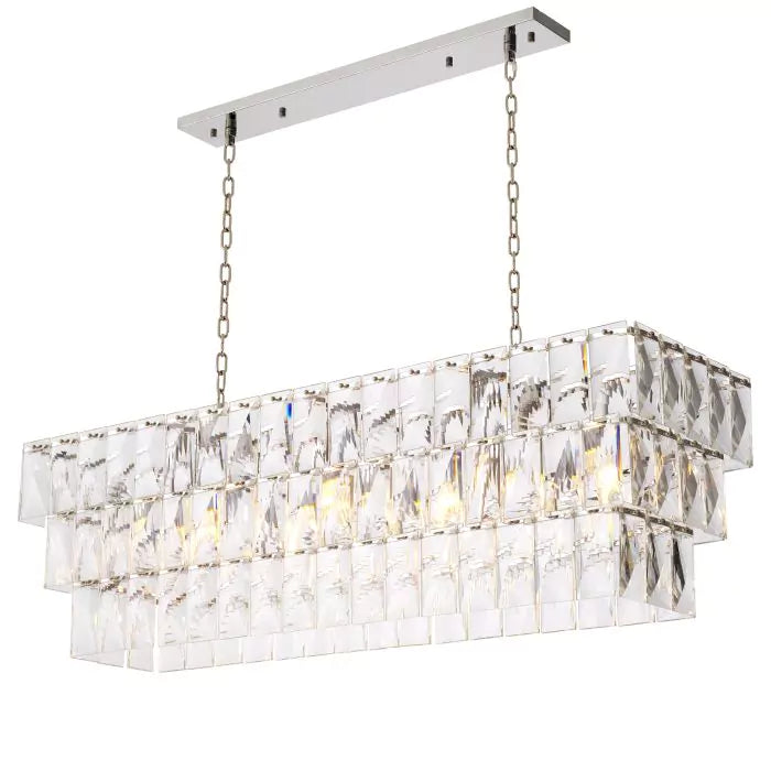 Chandelier Amazone rectangular-Eichholtz-EICHHOLTZ-115384UL-ChandeliersCrystal Glass-3-France and Son