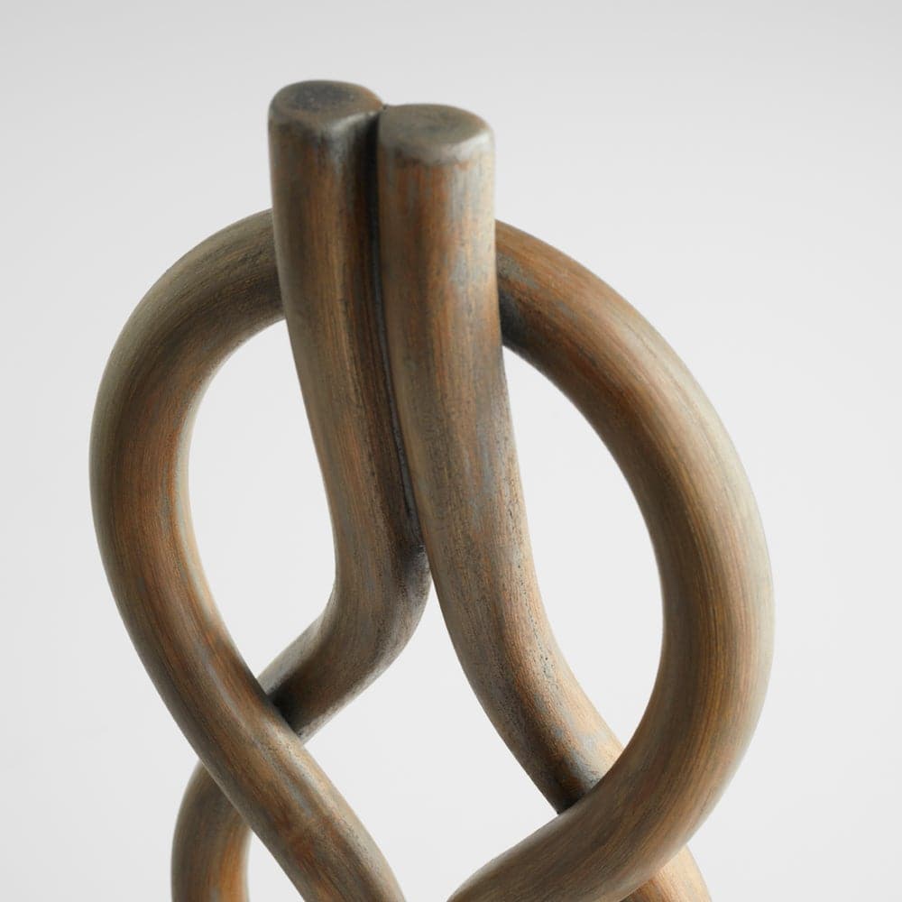 Hercules Knot Sculpture - Mahagony Finish-Cyan Design-CYAN-11544-Decorative Objects-3-France and Son