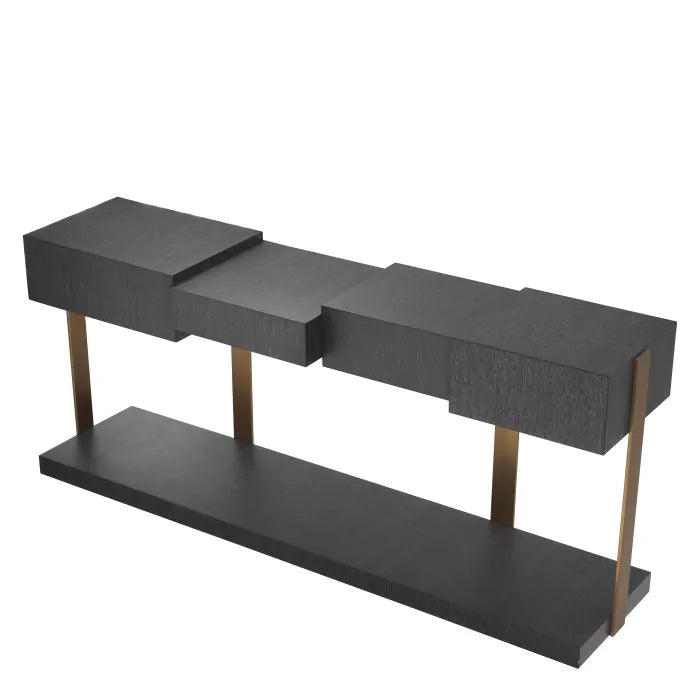 Console Table Nerone - Charcoal Grey Oak Veneer-Eichholtz-EICHHOLTZ-115578-Console Tables-3-France and Son