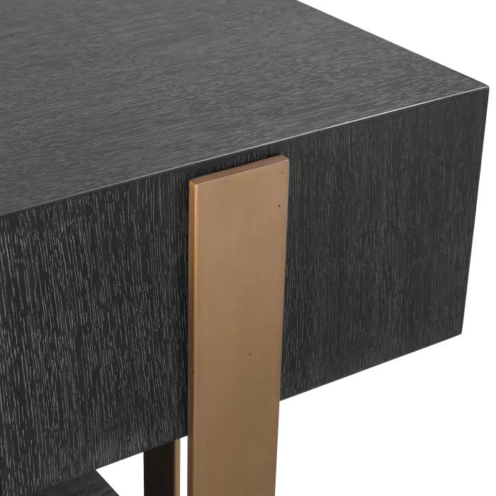 Console Table Nerone - Charcoal Grey Oak Veneer-Eichholtz-EICHHOLTZ-115578-Console Tables-4-France and Son