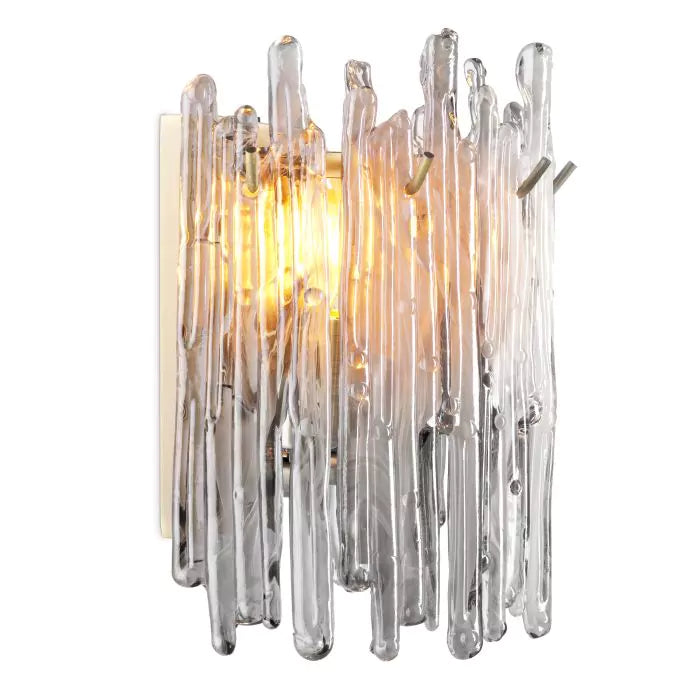 Wall Lamp Saint Roch Single light brushed br fin-Eichholtz-EICHHOLTZ-115647UL-Wall Lighting-1-France and Son