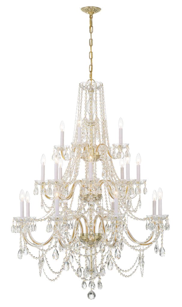 Traditional Crystal 20 Light Chandelier-Crystorama Lighting Company-CRYSTO-1157-CH-CL-MWP-ChandeliersPolished Chrome-7-France and Son