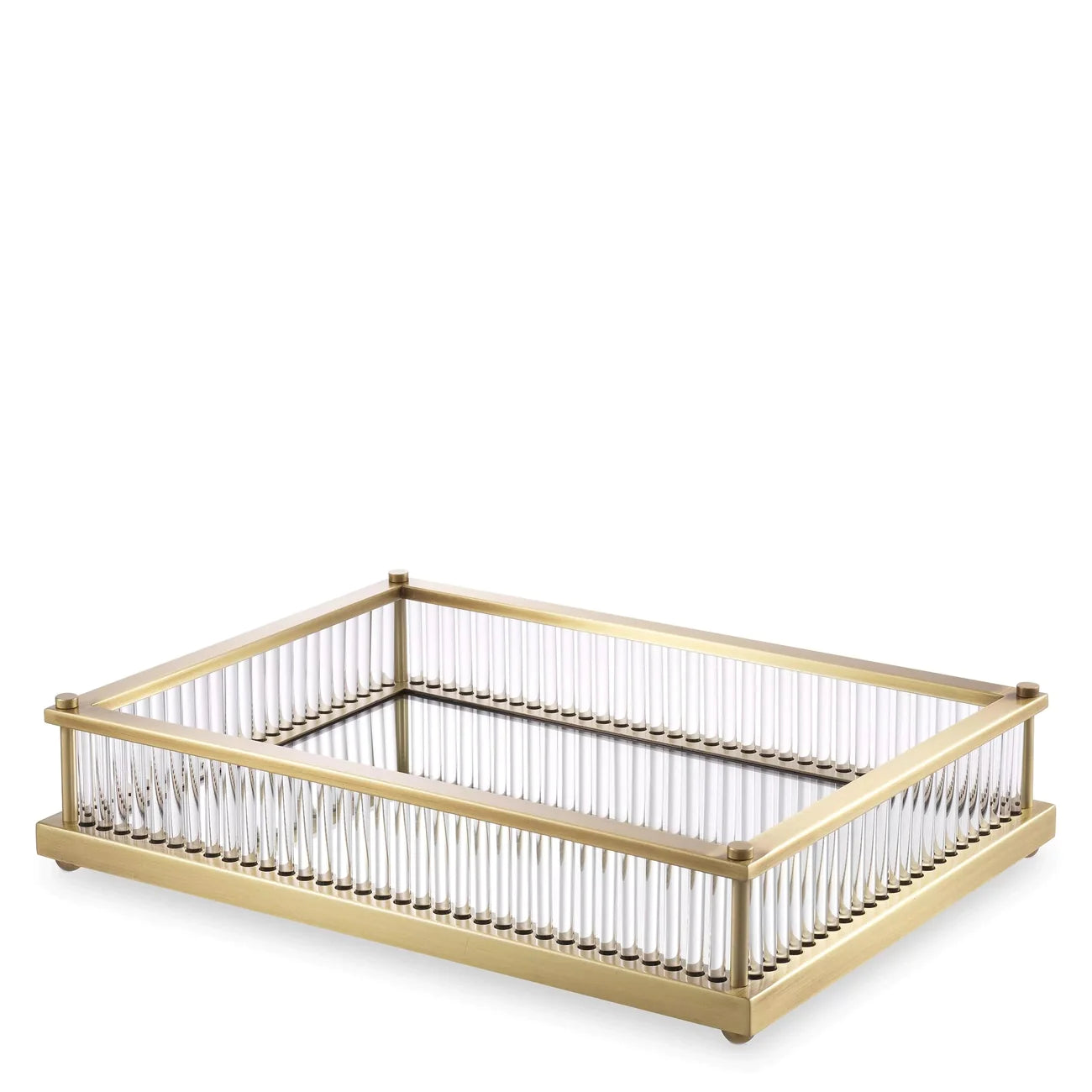 Tray Cora rectangular antique brass finish-Eichholtz-EICHHOLTZ-115720-Trays-3-France and Son