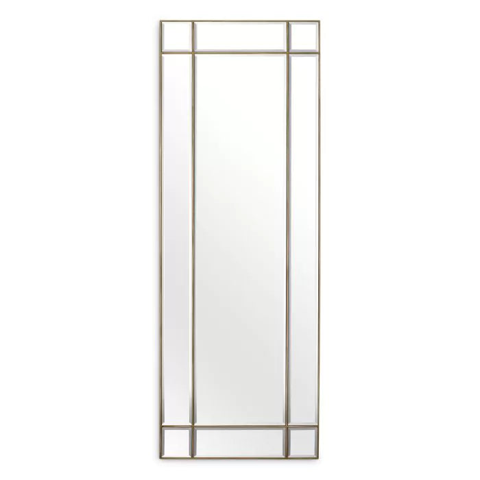 Mirror Beaumont Rectangular-Eichholtz-EICHHOLTZ-115916-MirrorsVintage Brass Finish-3-France and Son