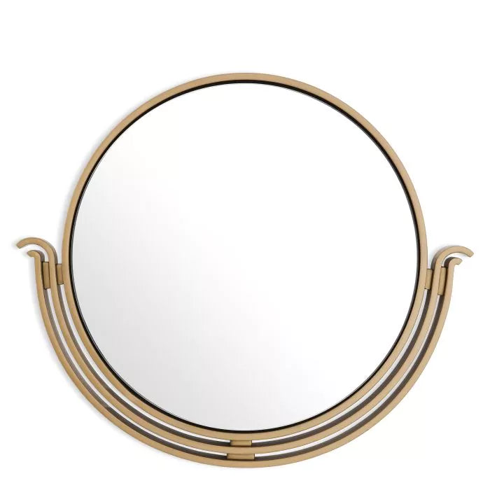 Mirror Tombo antique brass finish-Eichholtz-EICHHOLTZ-116083-Mirrors-1-France and Son