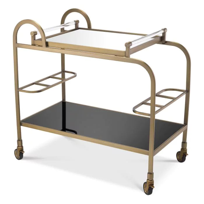 Trolley Montreuil brushed brass finish-Eichholtz-EICHHOLTZ-116137-Side Tables-1-France and Son