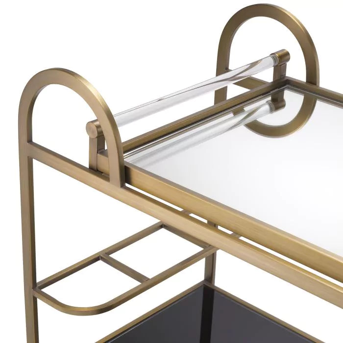 Trolley Montreuil brushed brass finish-Eichholtz-EICHHOLTZ-116137-Side Tables-4-France and Son