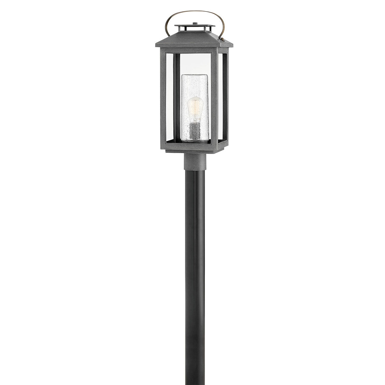 Outdoor Atwater - Medium Post Top or Pier Mount Lantern 12V-Hinkley Lighting-HINKLEY-1161AH-LV-1-Outdoor Post LanternsAsh Bronze-1-France and Son