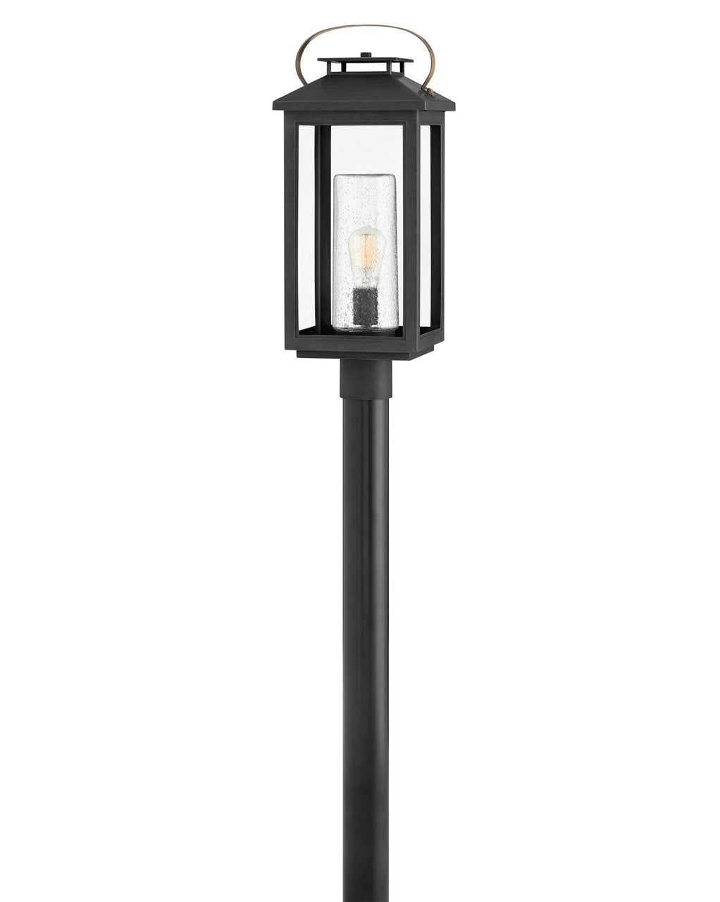 Outdoor Atwater - Medium Post Top or Pier Mount Lantern-Hinkley Lighting-HINKLEY-1161BK-LL-Outdoor Post LanternsBlack-2-France and Son