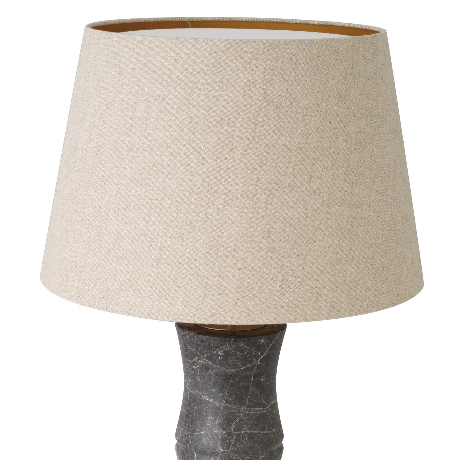 Table Lamp Cavo Antique Brass Finish incl Shade-Eichholtz-EICHHOLTZ-116216UL-Table LampsMarble-3-France and Son