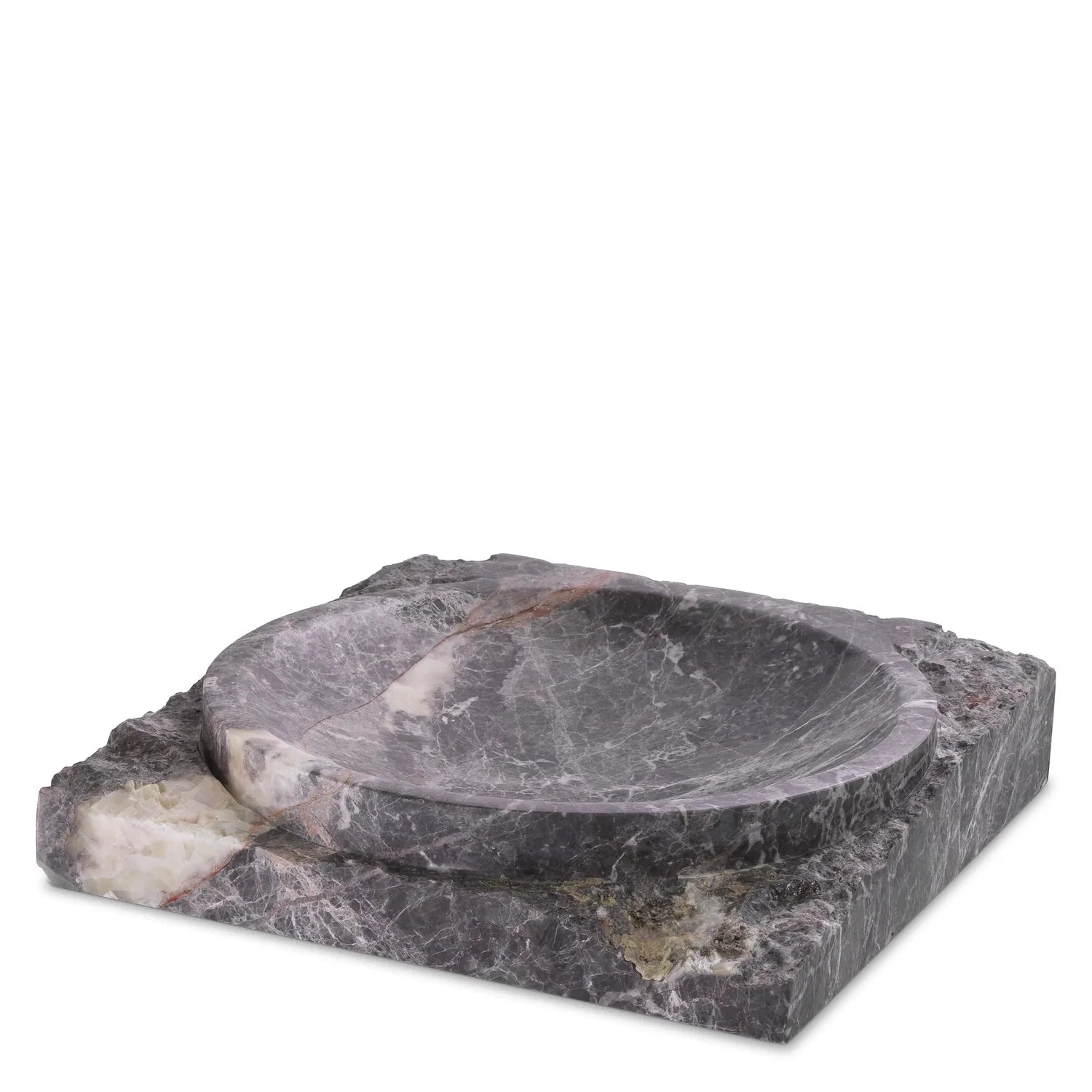 Bowl Montanita-Eichholtz-EICHHOLTZ-116241-BowlsGrey marble-2-France and Son