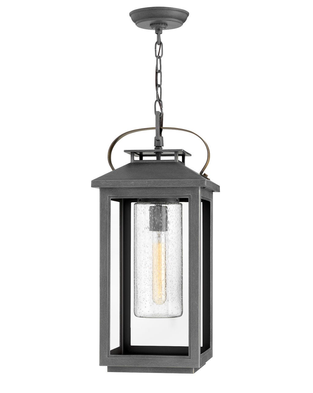 Atwater Medium Hanging Lantern-Hinkley Lighting-HINKLEY-1162AH-LV-lanterns12V LED-Ash Bronze-2-France and Son