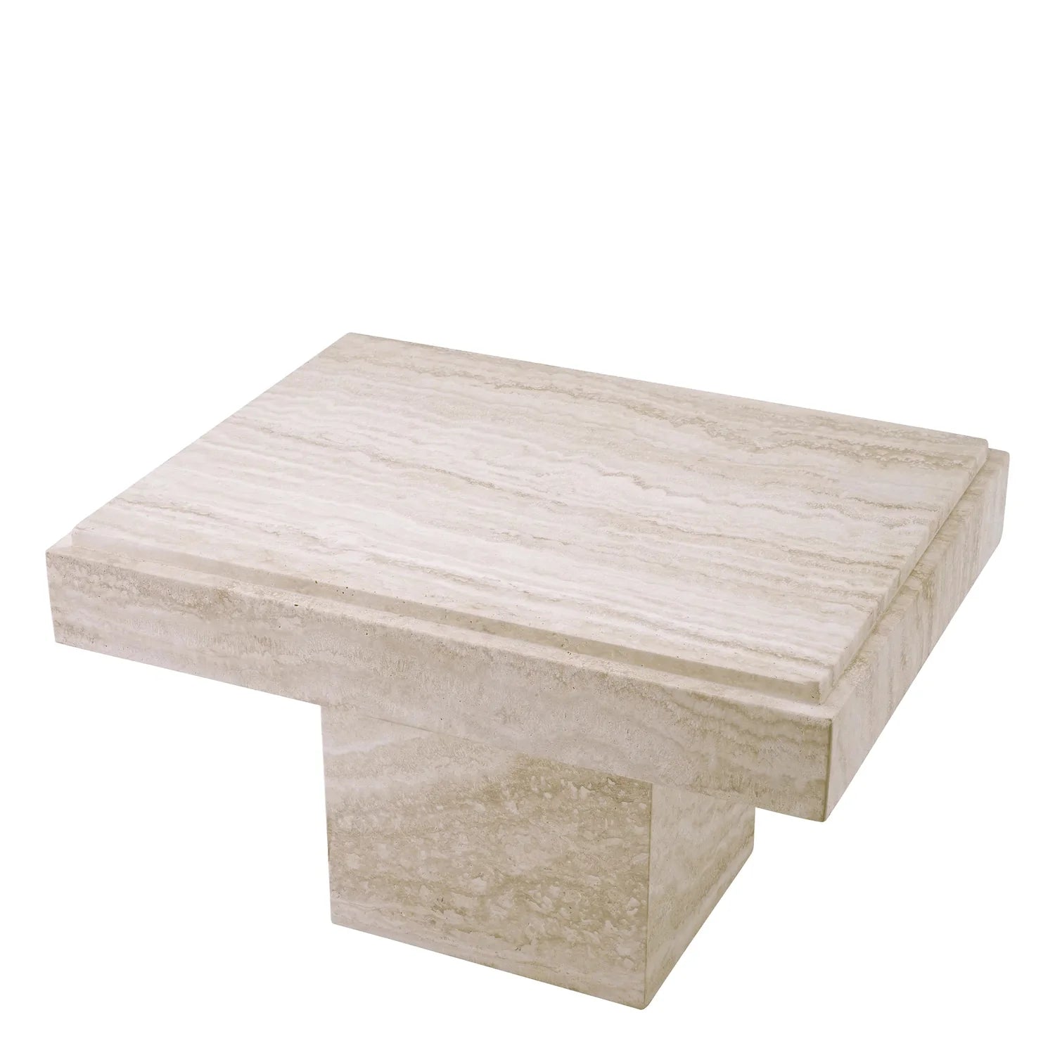 Side Table Sartoria Travertine-Eichholtz-EICHHOLTZ-116463-Side Tables-3-France and Son