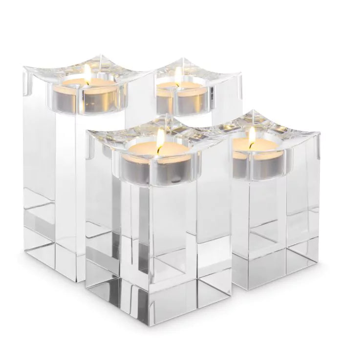 Tealight Holder Giancarlo Set of 4-Eichholtz-EICHHOLTZ-116516-Candle HoldersStyle 1-5-France and Son