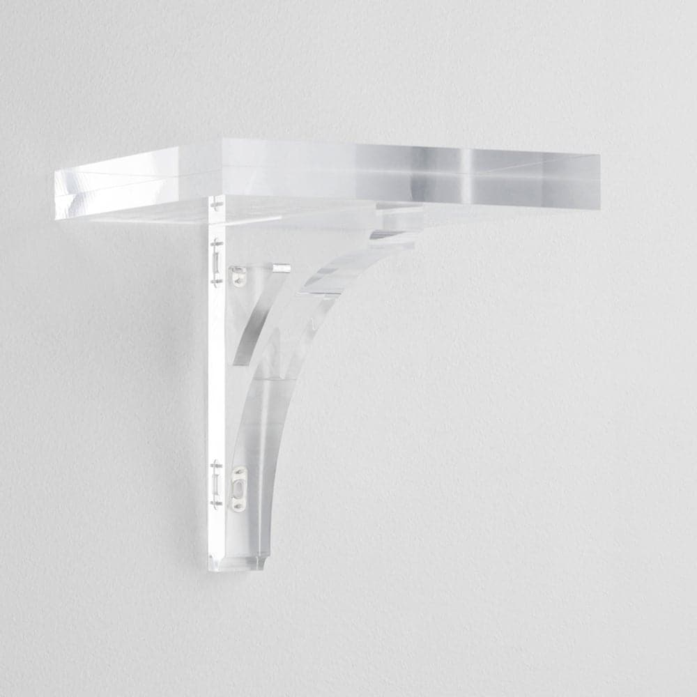 Glacier Wall Shelf Designed by J. Kent Martin | Clear-Cyan Design-CYAN-11710-Decorative Objects-1-France and Son