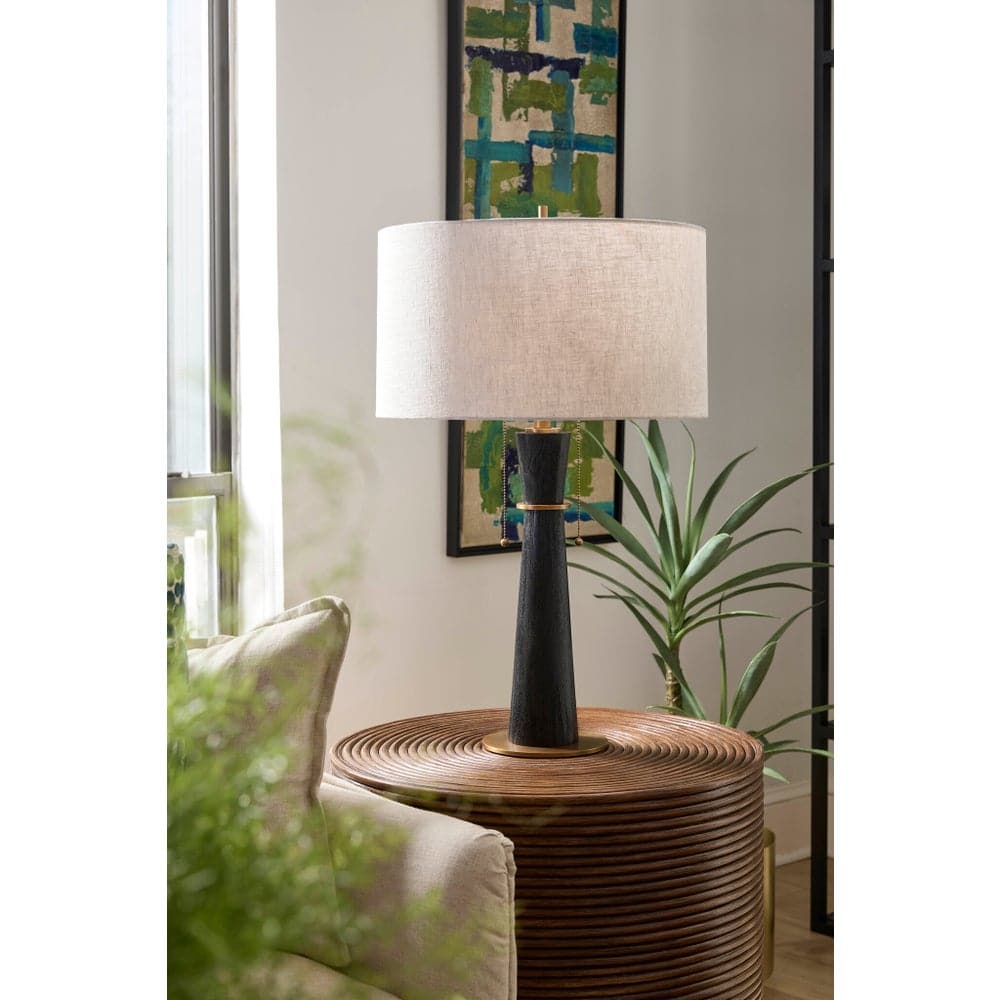 Wright Table Lamp|Blk|Brs-Cyan Design-CYAN-11714-Table Lamps-5-France and Son