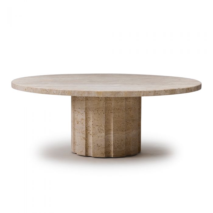 Amerigo Cocktail Table - Travertine-Interlude-INTER-118181-Coffee Tables-1-France and Son