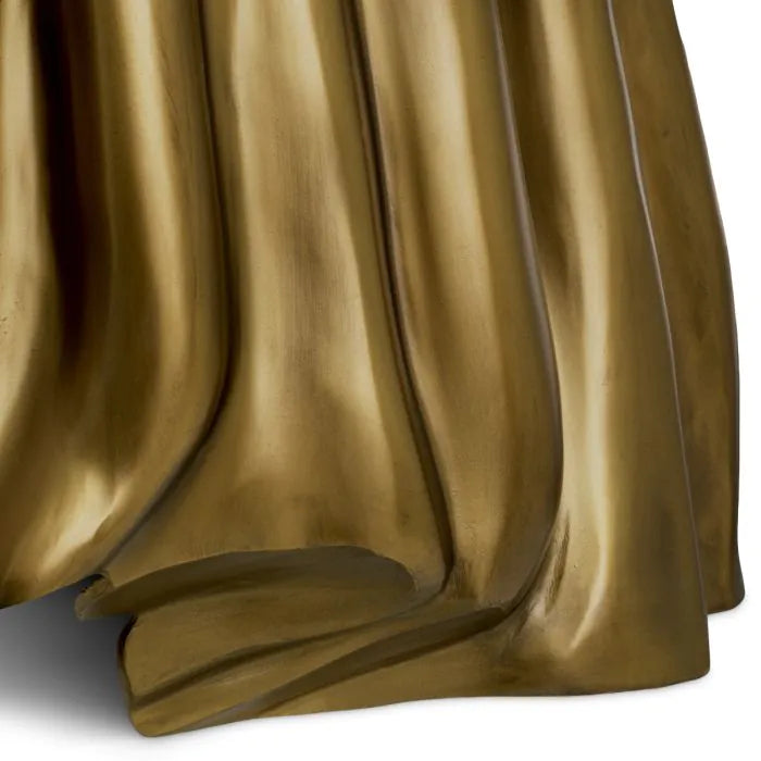 Side Table Chabot vintage brass finish