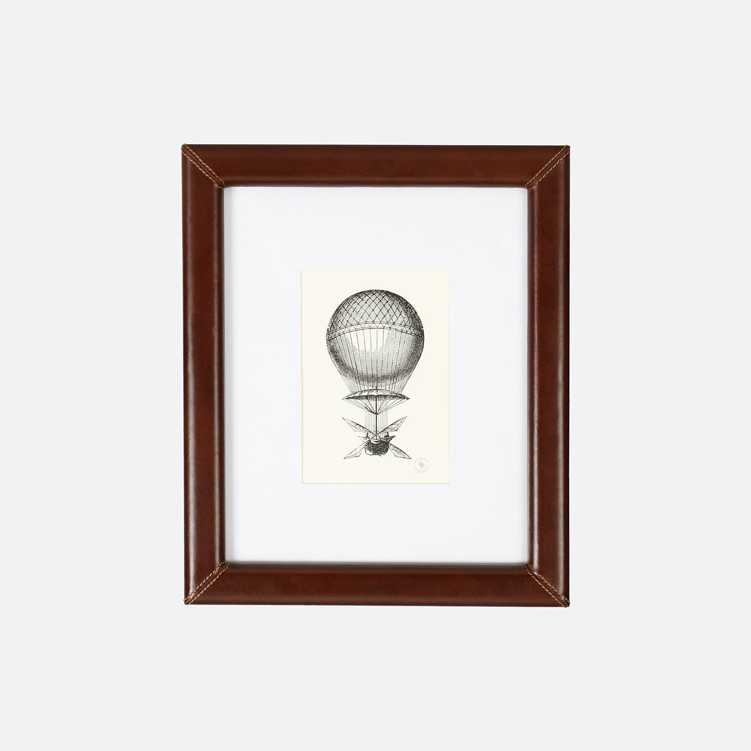 Eton, Tobacco, Wall Frame, 5X7", Full-Grain Leather