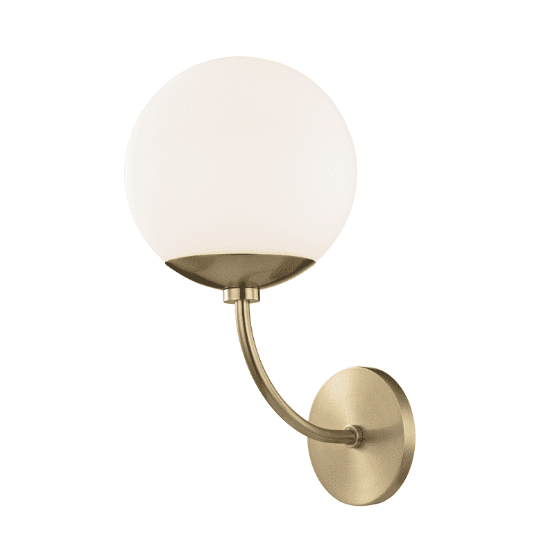 Carrie 1 Light Wall Sconce-Mitzi-HVL-H160101-AGB-Wall LightingAged Brass-1-France and Son