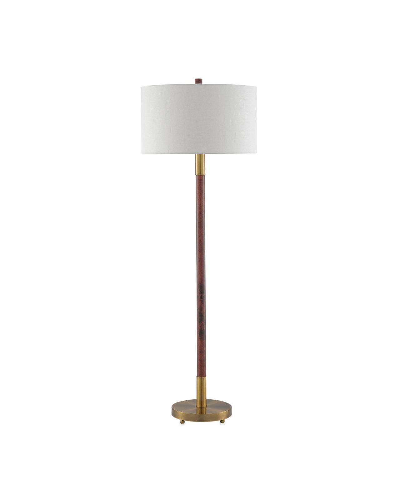 Bravo Mahogany Floor Lamp