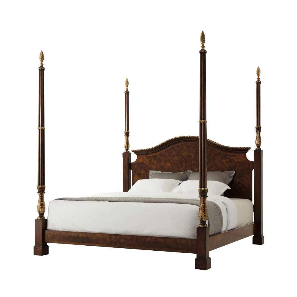 The India Silk Bed (US KING)-Theodore Alexander-THEO-AL83010-Beds-1-France and Son
