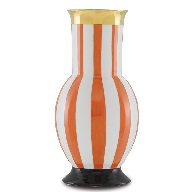 De Luca Coral Stripe Vase-Currey-CURY-1200-0387-Vases-1-France and Son