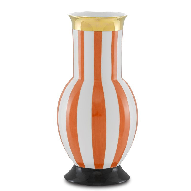 De Luca Coral Stripe Vase-Currey-CURY-1200-0387-Vases-2-France and Son