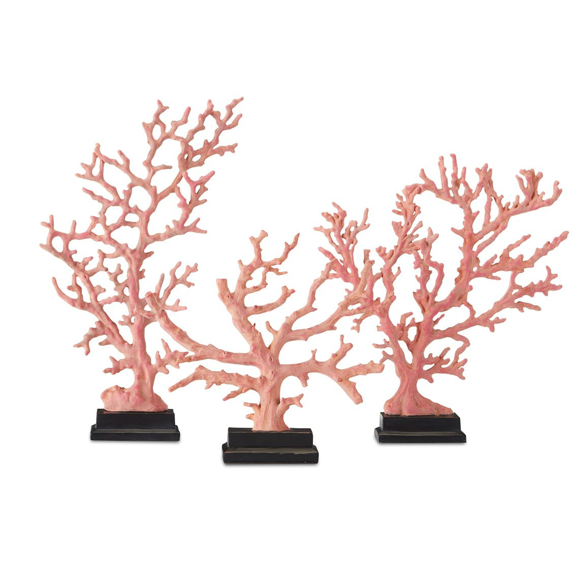 Red Coral Branches Set of 3-Currey-CURY-1200-0436-Decorative ObjectsLarge-2-France and Son