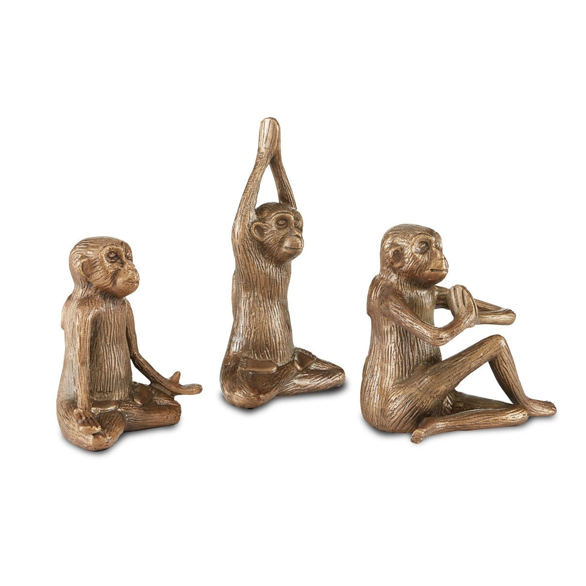 Zen Monkey Set of 3-Currey-CURY-1200-0518-Decorative Objects-2-France and Son