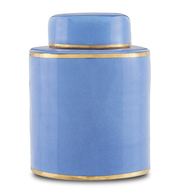 Blue Small Tea Canister-Currey-CURY-1200-0526-Decor-1-France and Son