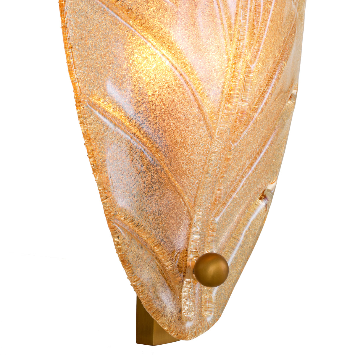 Wall Lamp Grandeur - Champagne colored glass