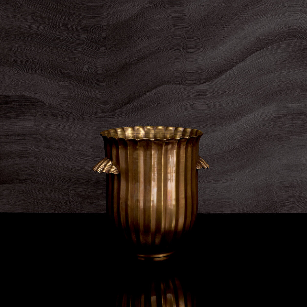 Wine Cooler Sutera - Vintage brass finish