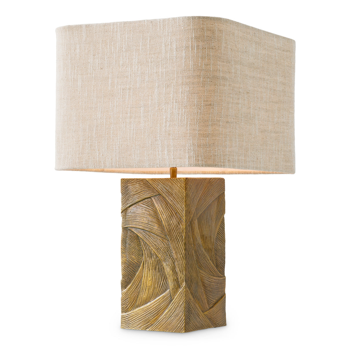 Table Lamp Bandol - Vintage brass finish